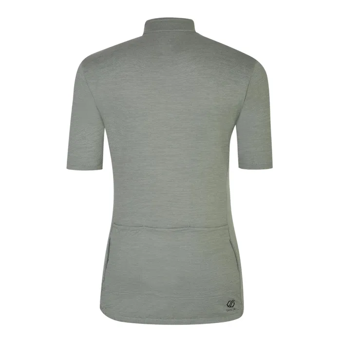 Dare 2b Cycling Jerseys Pedal Through It Lightweight Jersey Lilypad Green Marl 8211 Women