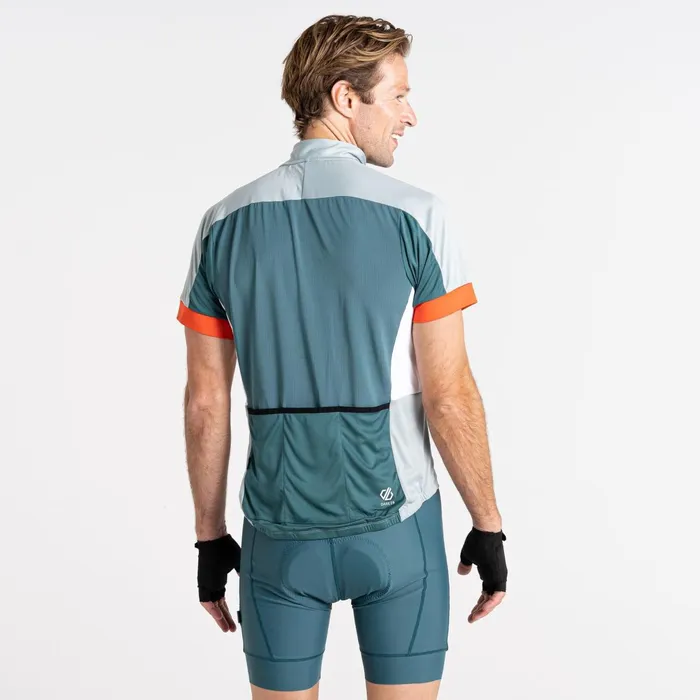 Dare 2b Cycling Jerseys Protraction Ii Recycled Lightweight Jersey Slate Grey 8211 Men