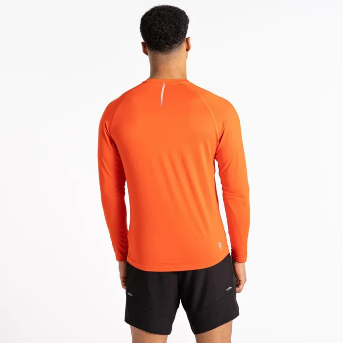 Dare 2b Cycling Jerseys Righteous Iii Long Sleeved TShirt Trailblaze Red 8211 Men