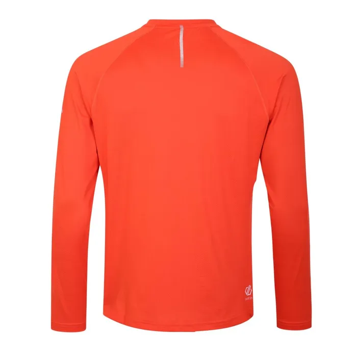 Dare 2b Cycling Jerseys Righteous Iii Long Sleeved TShirt Trailblaze Red 8211 Men
