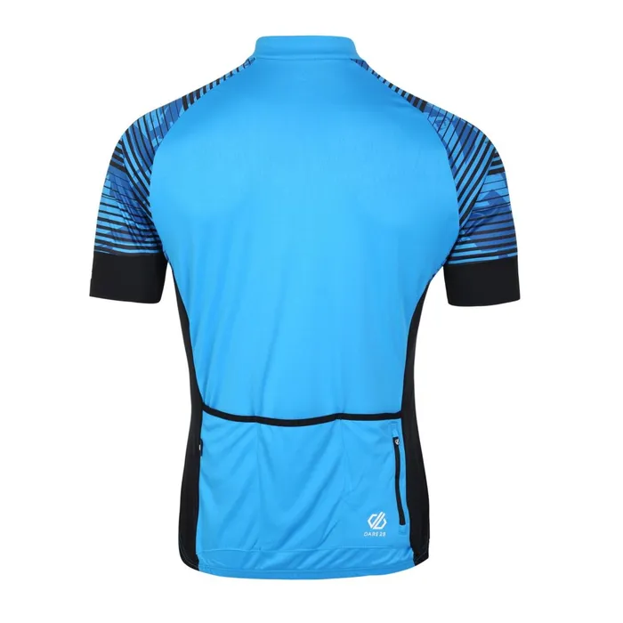 Dare 2b Cycling Jerseys Stay The Course Ii Cycling Jersey Teton Blue 8211 Men