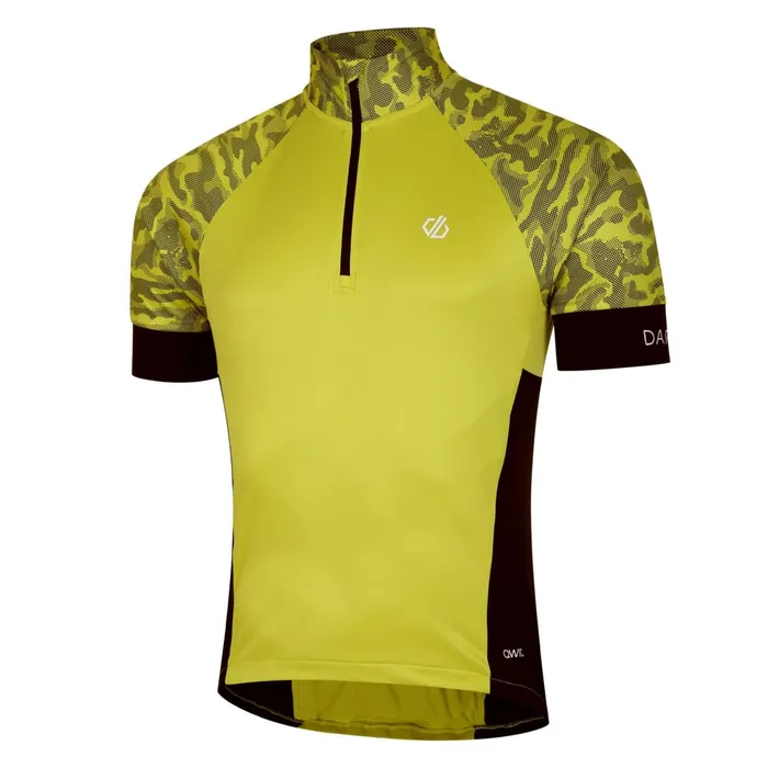 Dare 2b Cycling Jerseys Stay The Course Iii Cycling Jersey Green Algae Camo 8211 Men