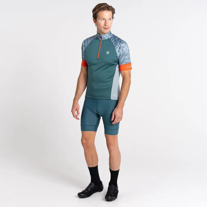 Dare 2b Cycling Jerseys Stay The Course Iii Cycling Jersey Mediterranean Green 8211 Men
