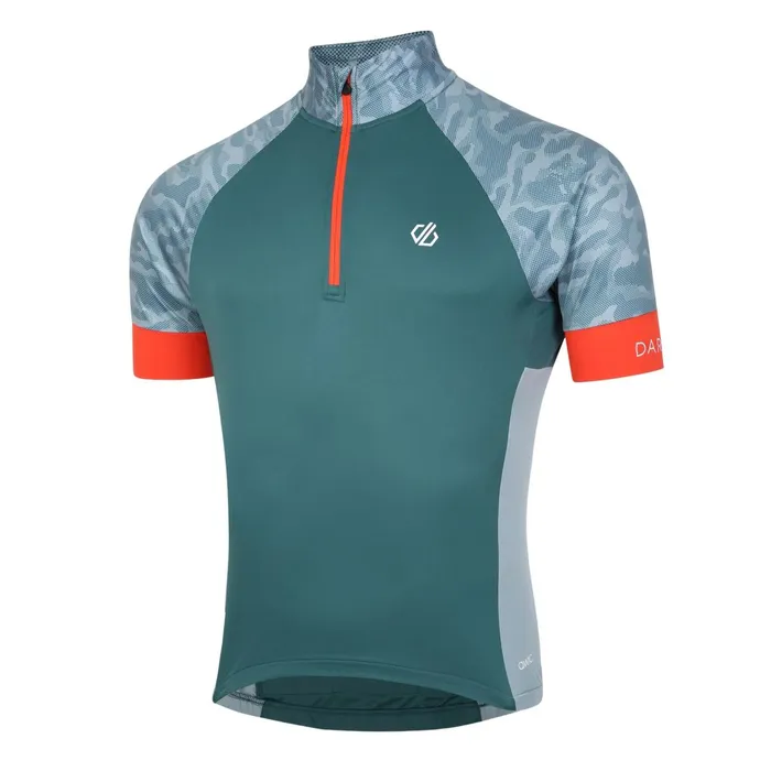 Dare 2b Cycling Jerseys Stay The Course Iii Cycling Jersey Mediterranean Green 8211 Men