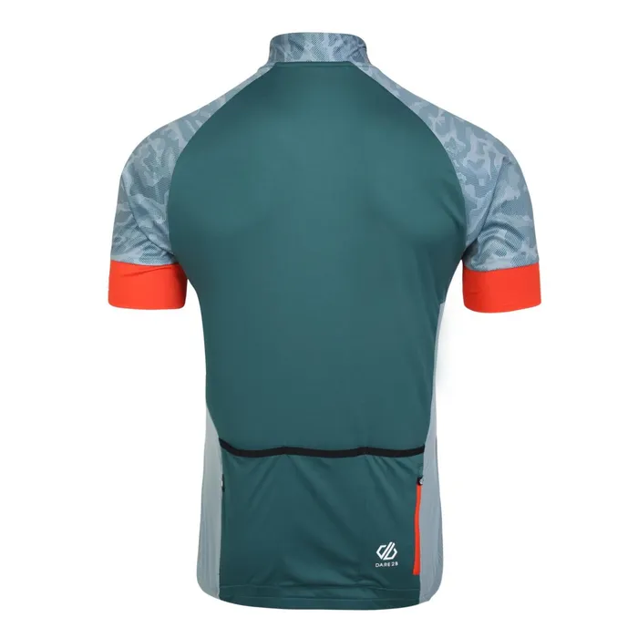 Dare 2b Cycling Jerseys Stay The Course Iii Cycling Jersey Mediterranean Green 8211 Men