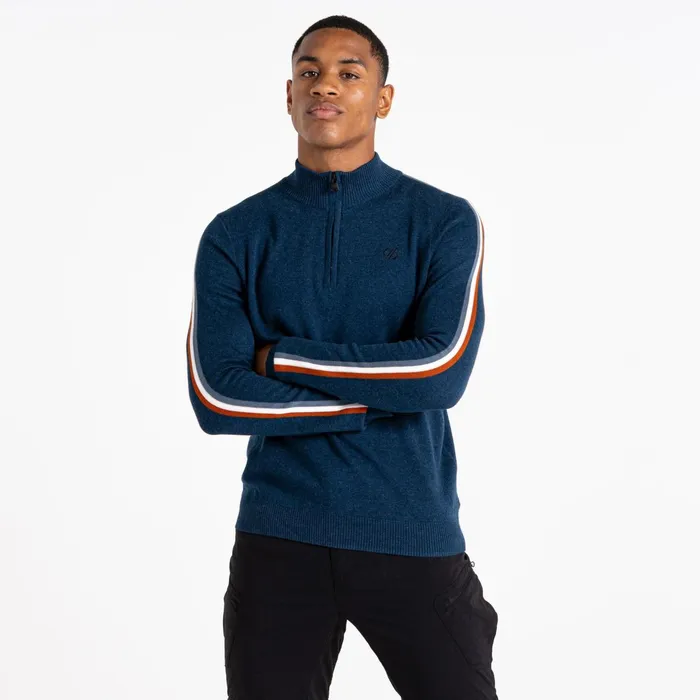 Dare 2b Fleece Dutiful Ii Half Zip Sweater Moonlight Denim Marl 8211 Men