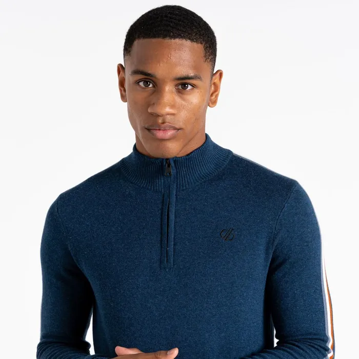 Dare 2b Fleece Dutiful Ii Half Zip Sweater Moonlight Denim Marl 8211 Men