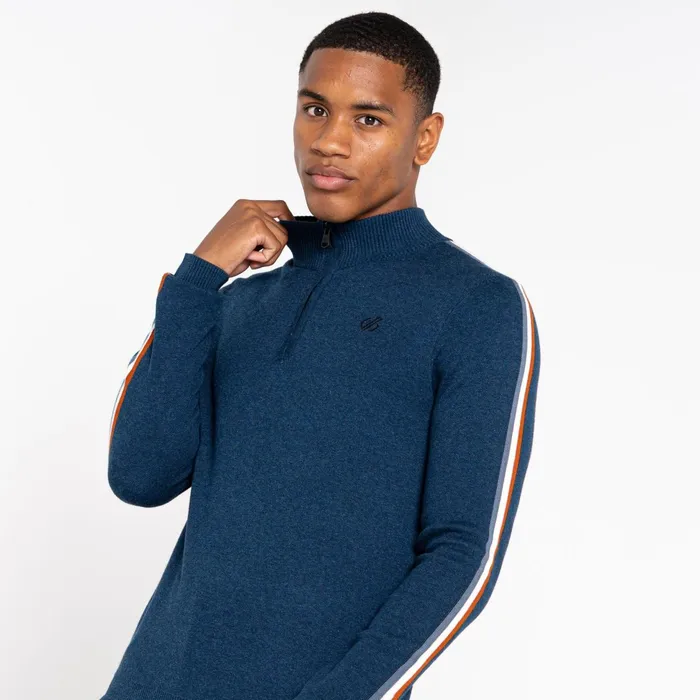 Dare 2b Fleece Dutiful Ii Half Zip Sweater Moonlight Denim Marl 8211 Men