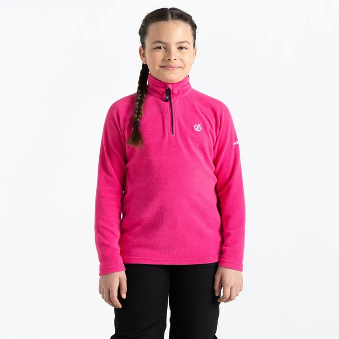 Dare 2b Fleece Freehand Half Zip Fleece Pure Pink 8211 Kids