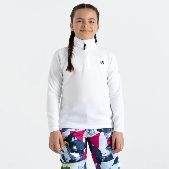 Dare 2b Fleece Freehand Half Zip Fleece White 8211 Kids