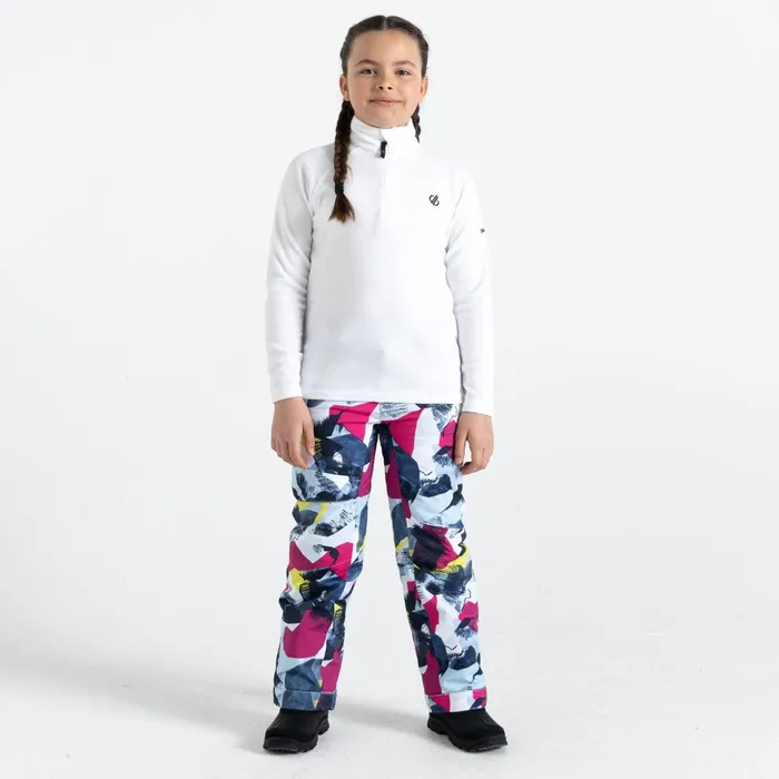 Dare 2b Fleece Freehand Half Zip Fleece White 8211 Kids