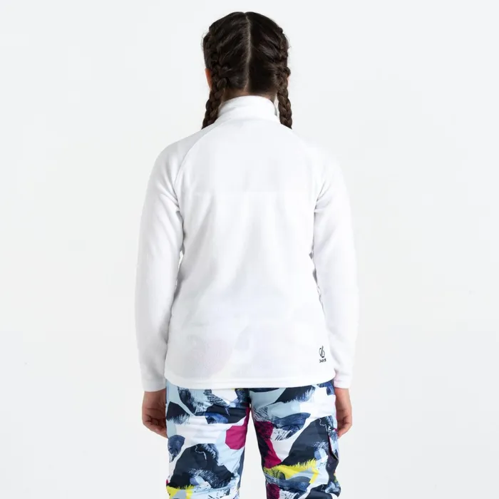 Dare 2b Fleece Freehand Half Zip Fleece White 8211 Kids
