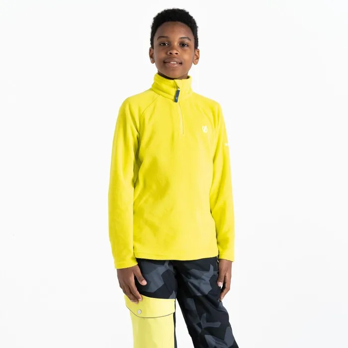 Dare 2b Fleece Freehand Half Zip Fleece Yellow Plum 8211 Kids