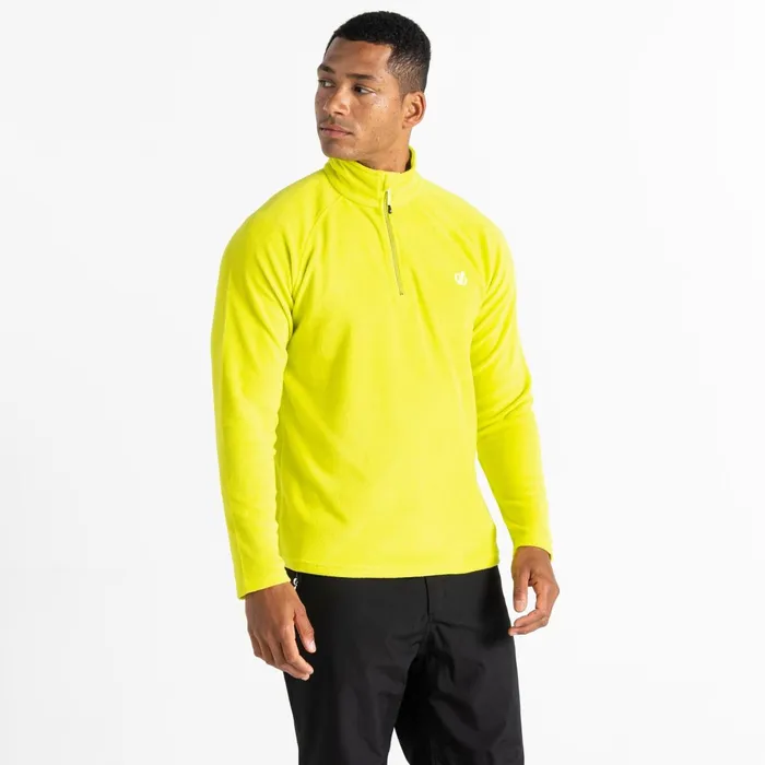 Dare 2b Fleece Freethink Ii Half Zip Fleece Neon Spring Yellow 8211 Men