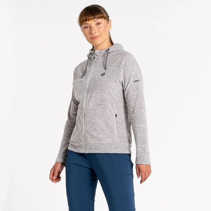 Dare 2b Fleece Out and Out Full Zip Fleece Ash Grey Marl 8211 Women