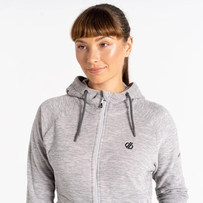 Dare 2b Fleece Out and Out Full Zip Fleece Ash Grey Marl 8211 Women