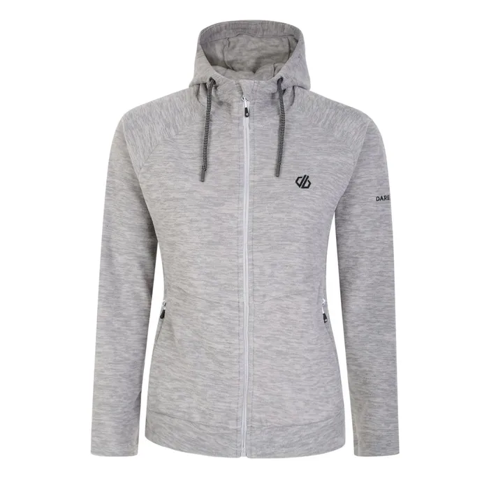 Dare 2b Fleece Out and Out Full Zip Fleece Ash Grey Marl 8211 Women