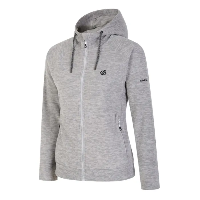 Dare 2b Fleece Out and Out Full Zip Fleece Ash Grey Marl 8211 Women