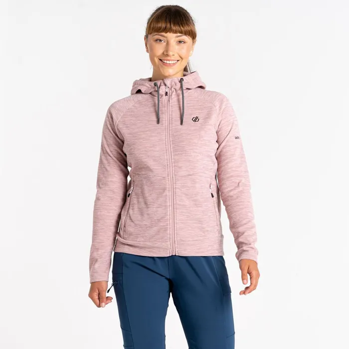 Dare 2b Fleece Out and Out Full Zip Fleece Dusky Rose Marl 8211 Women