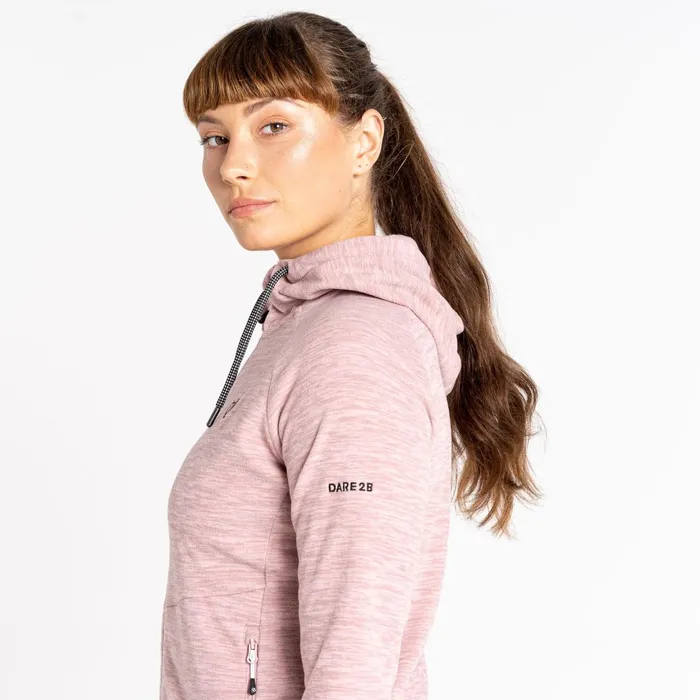 Dare 2b Fleece Out and Out Full Zip Fleece Dusky Rose Marl 8211 Women