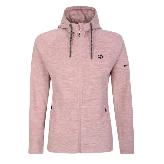 Dare 2b Fleece Out and Out Full Zip Fleece Dusky Rose Marl 8211 Women