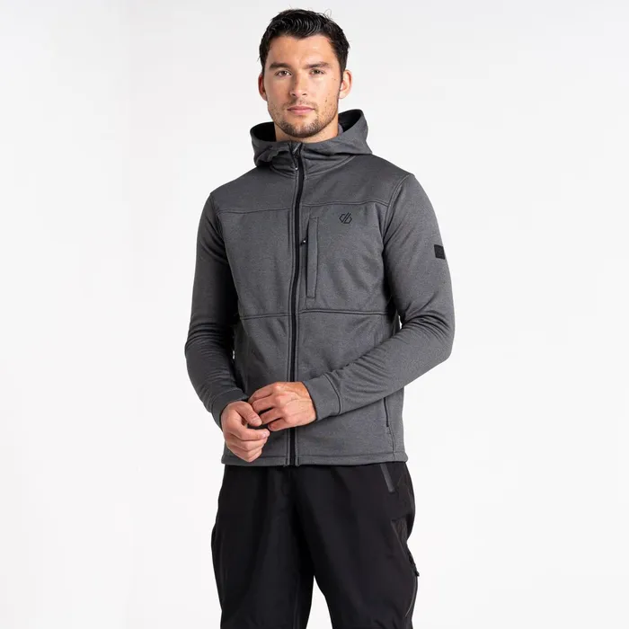 Dare 2b Fleece Out Calling Full Zip Fleece Charcoal Grey Marl 8211 Men