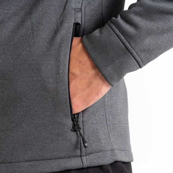 Dare 2b Fleece Out Calling Full Zip Fleece Charcoal Grey Marl 8211 Men