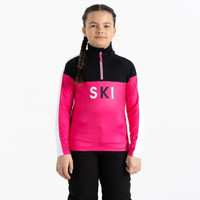 Dare 2b Fleece Pow Core Stretch Pure Pink Black 8211 Kids