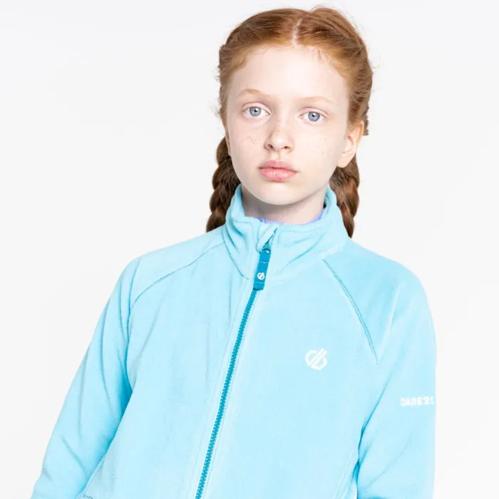 Dare 2b Fleece Witty Zip Through Fleece River Blue 8211 Kids