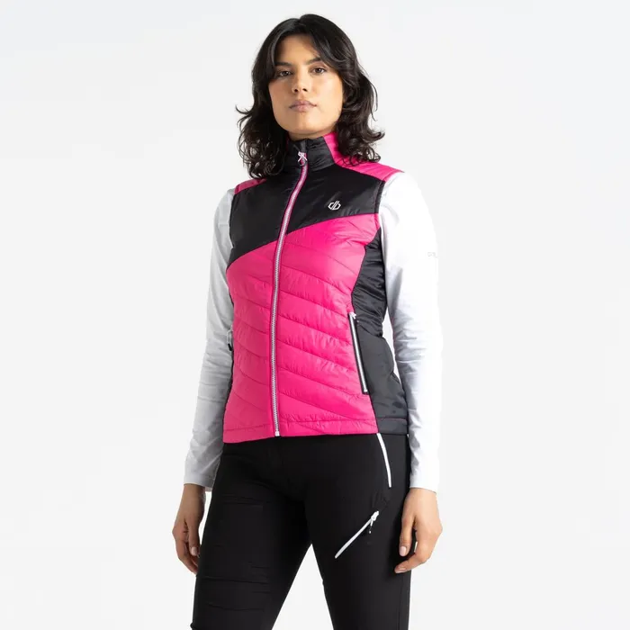Dare 2b Gilets Ascending Padded Gilet Pure Pink Black 8211 Women