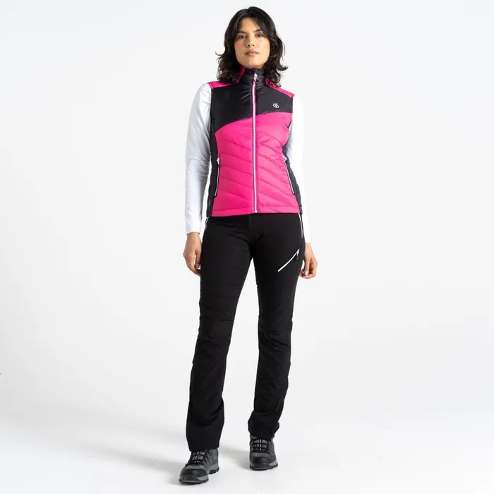 Dare 2b Gilets Ascending Padded Gilet Pure Pink Black 8211 Women