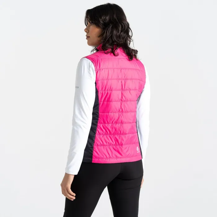 Dare 2b Gilets Ascending Padded Gilet Pure Pink Black 8211 Women