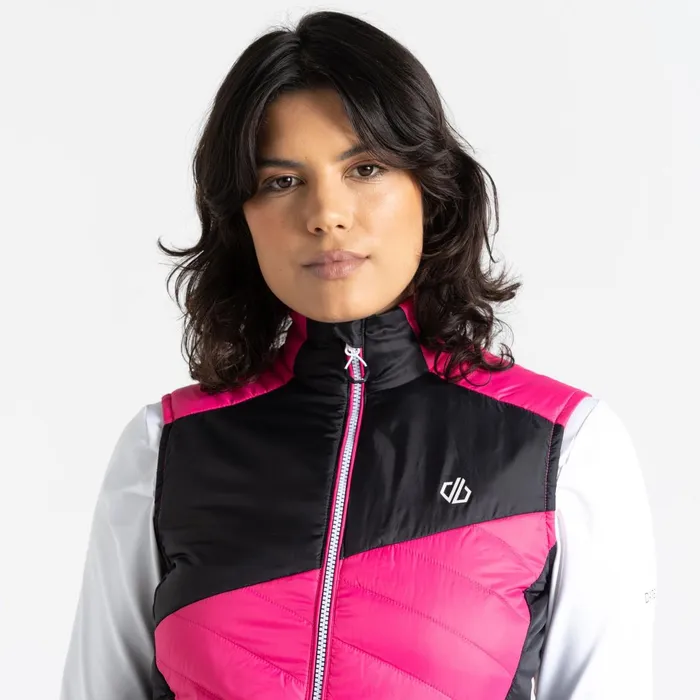 Dare 2b Gilets Ascending Padded Gilet Pure Pink Black 8211 Women