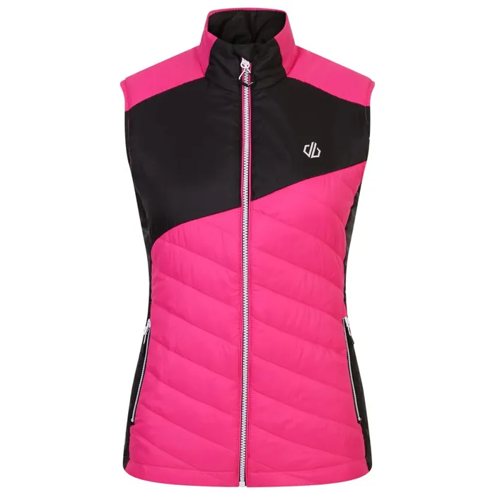 Dare 2b Gilets Ascending Padded Gilet Pure Pink Black 8211 Women