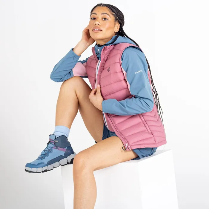 Dare 2b Gilets Deter Recycled Padded Gilet Mesa Rose 8211 Women