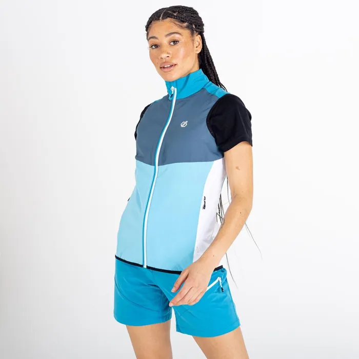 Dare 2b Gilets Duplicity Ii Stretch Vest Crystal Seas Orion Grey 8211 Women