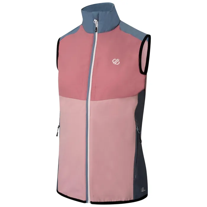 Dare 2b Gilets Duplicity Ii Stretch Vest Mesa Rose Powder Pink 8211 Women