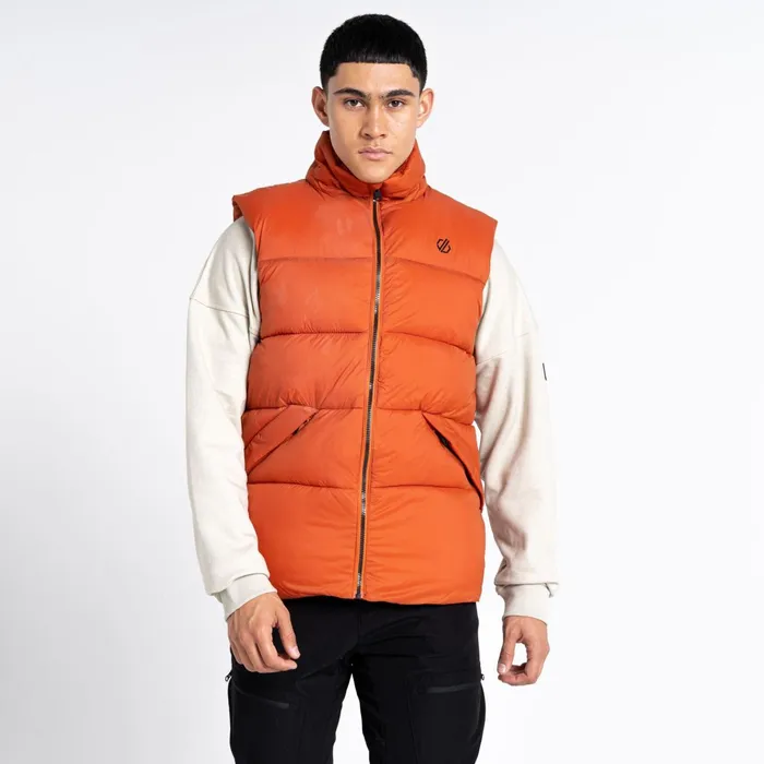 Dare 2b Gilets Jermaine Jenas 8211 Mentor Padded Gilet Burnt Brick 8211 Men