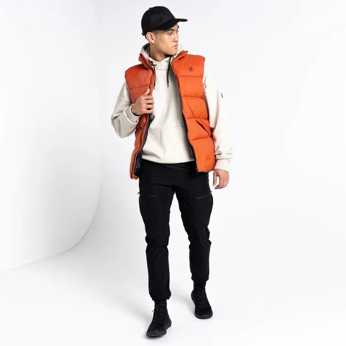 Dare 2b Gilets Jermaine Jenas 8211 Mentor Padded Gilet Burnt Brick 8211 Men