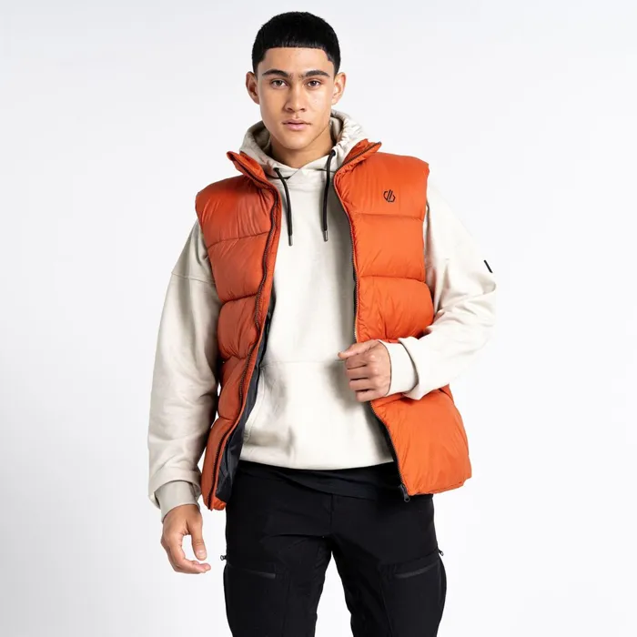 Dare 2b Gilets Jermaine Jenas 8211 Mentor Padded Gilet Burnt Brick 8211 Men