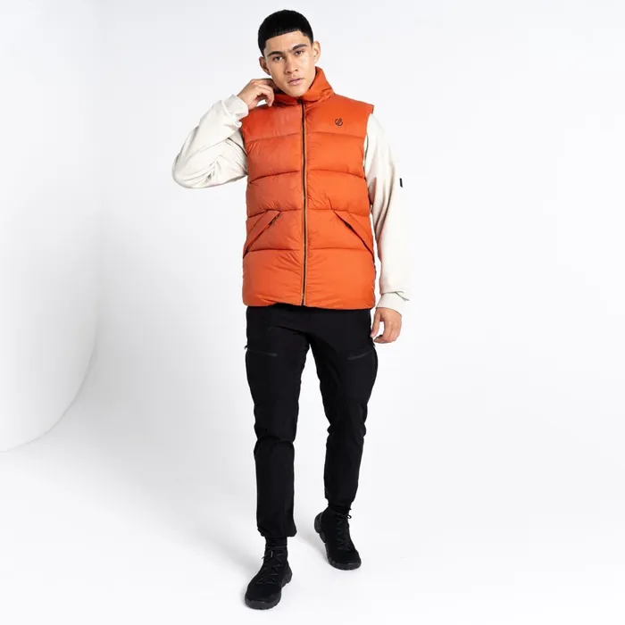Dare 2b Gilets Jermaine Jenas 8211 Mentor Padded Gilet Burnt Brick 8211 Men