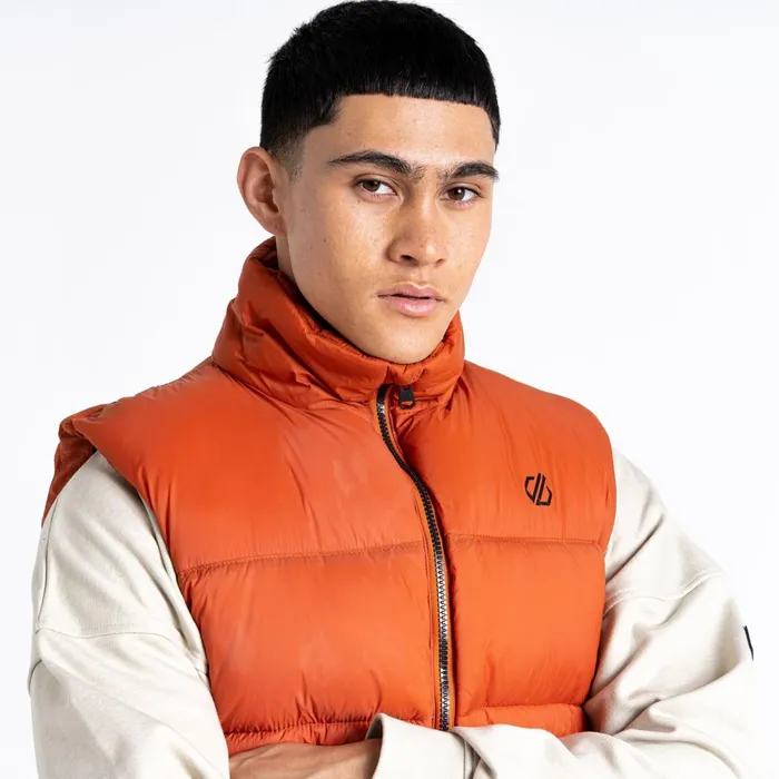 Dare 2b Gilets Jermaine Jenas 8211 Mentor Padded Gilet Burnt Brick 8211 Men