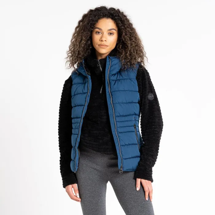 Dare 2b Gilets Reputable Padded Gilet Moonlight Denim 8211 Women