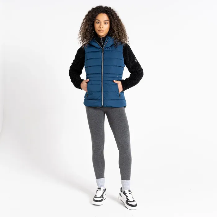 Dare 2b Gilets Reputable Padded Gilet Moonlight Denim 8211 Women