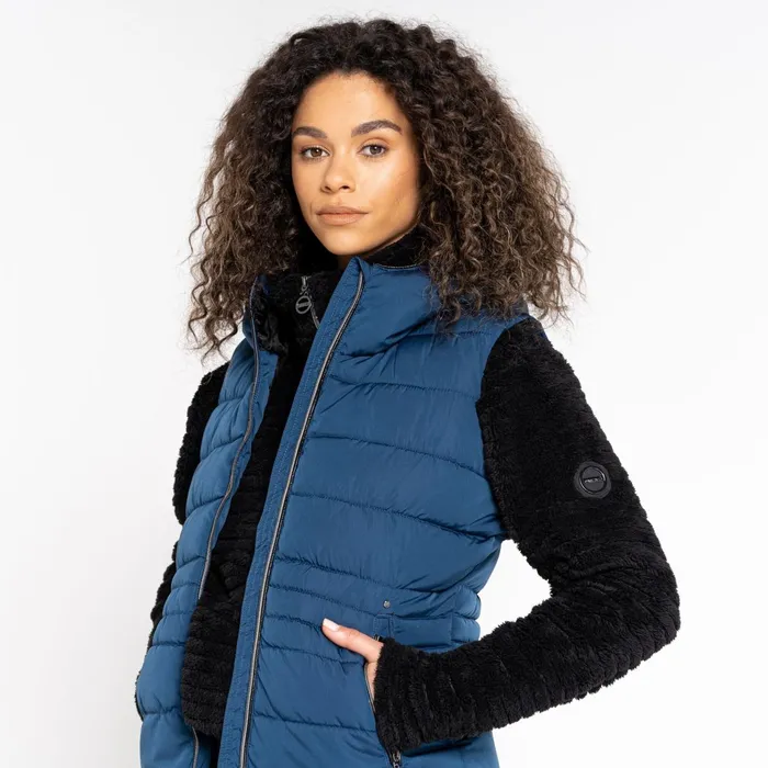 Dare 2b Gilets Reputable Padded Gilet Moonlight Denim 8211 Women