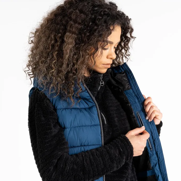 Dare 2b Gilets Reputable Padded Gilet Moonlight Denim 8211 Women