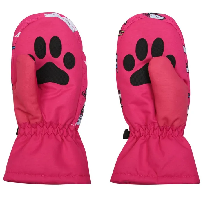 Dare 2b Gloves Snowplay Mitt Pink Artic Print 8211 Kids