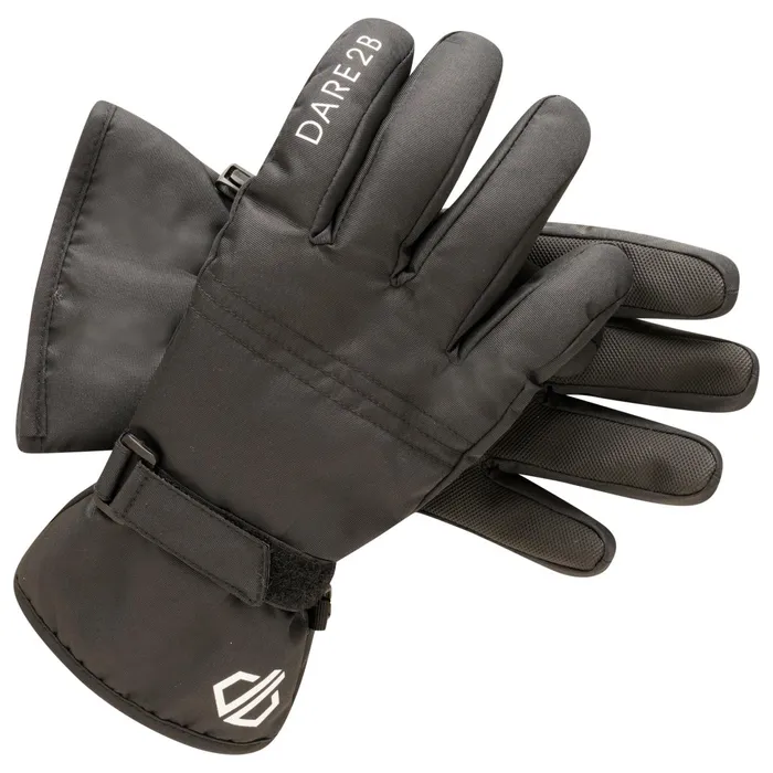 Dare 2b Gloves Zippy Ski Gloves Black 8211 Kids