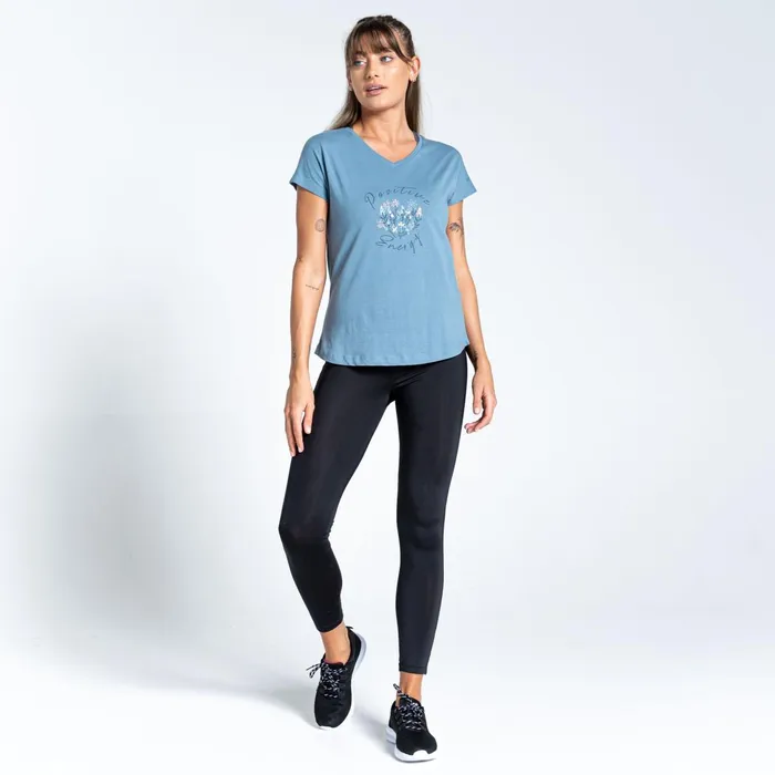 Dare 2b Graphic TShirts Moments Graphic Tee Bluestone 8211 Women