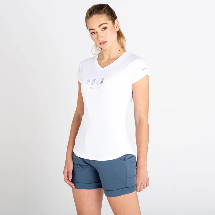 Dare 2b Graphic TShirts Moments Graphic Tee White 8211 Women